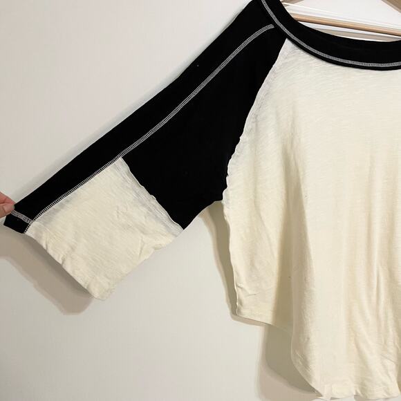 NWOT Free People We the Free Starry Haze Tee in Black White | S - Picture 4 of 6